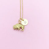 Buffalo Charm Necklace in Gold or Silver, N492