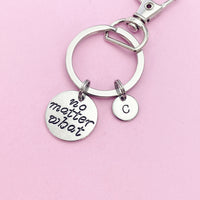 No Matter What Keychain in Silver, Best Friends Mother Daughter Gifts, N1279