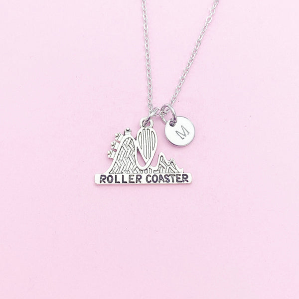 Roller Coaster Necklace in Silver, N2105