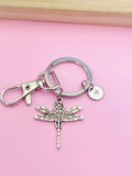 Silver Dragonfly Charm Keychain, EN56