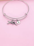 Silver Grasshopper Charm Bracelet, N309C