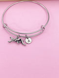 Silver Grasshopper Charm Bracelet, N309C