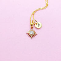 Sun Necklace, Best Christmas Gift for Girlfriends, Sister, Daughter, Granddaughter, Niece, Mom, Aunt, Grandma, Best Friends Gift, N4088