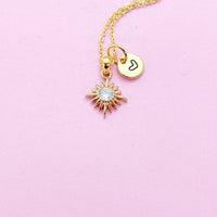 Sun Necklace, Best Christmas Gift for Girlfriends, Sister, Daughter, Granddaughter, Niece, Mom, Aunt, Grandma, Best Friends Gift, N4088