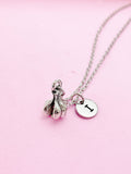 Silver Garlic Charm Necklace Personalize Customize Jewelry, N5565