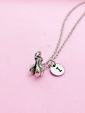 Silver Garlic Charm Necklace Personalize Customize Jewelry, N5565