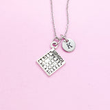 Silver Bingo Necklace, Bingo Club Gift, N1883