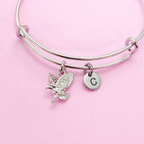 Silver Flying Eagle Charm Bracelet, NN348