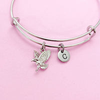 Silver Flying Eagle Charm Bracelet, NN348