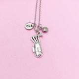 Silver Golf Club Charm Necklace, N1945