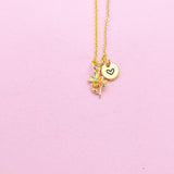 Gold Flower Necklace, N3320