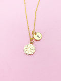 Gold Lemon Slice Necklace Dainty Necklace Personalize Customize Jewelry, N1434