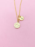 Gold Lemon Slice Necklace Dainty Necklace Personalize Customize Jewelry, N1434