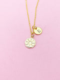 Gold Lemon Slice Necklace Dainty Necklace Personalize Customize Jewelry, N1434