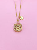 Gold Purse Handbags Charm Necklace Personalize Customize Jewelry, N4138
