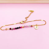Natural Tourmaline Bracelet in Gold, N4065