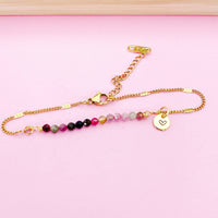 Natural Tourmaline Bracelet in Gold, N4065
