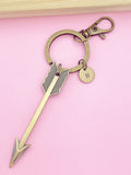 Bronze Arrow Pendant Sagittarius Keychain, Archery Jewelry, Personalized Customized Jewelry Gifts, N1362A