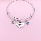Nana Heart Bracelet in Silver, N743