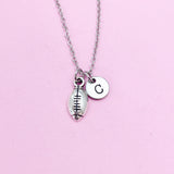 Football Necklace in Silver, Keychain and Bracelet in Option, N33