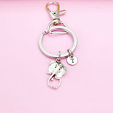 Ocean Manta Ray Fish Keychain in Silver, Stingray, Necklace and Bracelet in Option, N2259
