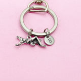 Grasshopper Keychain in Silver, N309D