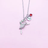 Ballet Necklace in Silver, N4427