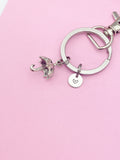 Umbrella Charm Keychain in Silver, Necklace and Bracelet in Option, AN4780