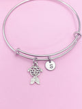 Goldfish Bracelet in Silver, Necklace and Keychain in Option, Personalize Customize Gift, N1560