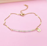 Natural Morganite Bracelet in Gold, N4070