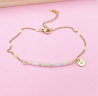 Natural Morganite Bracelet in Gold, N4070