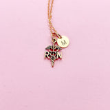 Registered Nurse RN Necklace in Rose Gold, Gold or Silver, N2678
