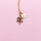 Registered Nurse RN Necklace in Rose Gold, Gold or Silver, N2678