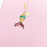 Mermaid Tail Necklace in Gold, N5577