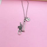 Trumpet Necklace in Silver, N3635