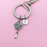 Manicure Set Keychain in Silver, AN5282