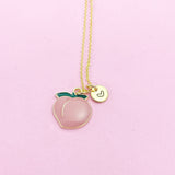 Peach Necklace in Gold, N3582