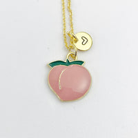 Peach Necklace in Gold, N3582
