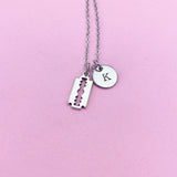 Blade Necklace in Silver, N143