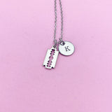 Blade Necklace in Silver, N143