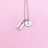 Blade Necklace in Silver, N143