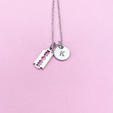 Blade Necklace in Silver, N143