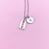 Blade Necklace in Silver, N143