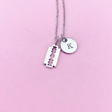 Blade Necklace in Silver, N143