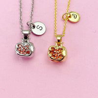 Pomegranate Necklace in Silver, BN3796
