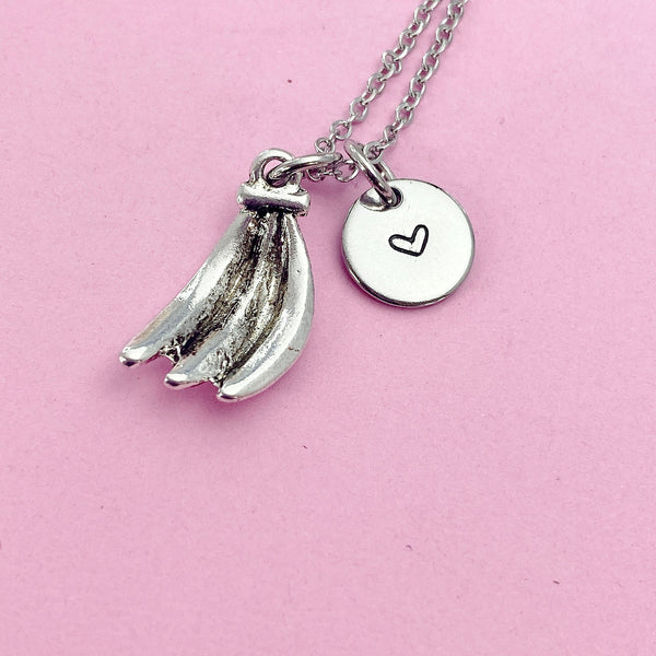 Banana Necklace in Silver, N5579