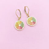 Lemon Slice Earrings in Gold, N3221-A