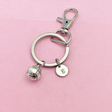 Volleyball Keychain in Silver, AN115