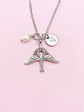 Holy Spirit Dove Necklace in Silver, Christian Dove Charm, Bird, Dove with Sun Ray Charm, Personalized Gift, Christmas Gift, N367