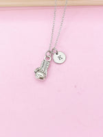 Boxing Gloves Charm Necklace in Silver, N 2302